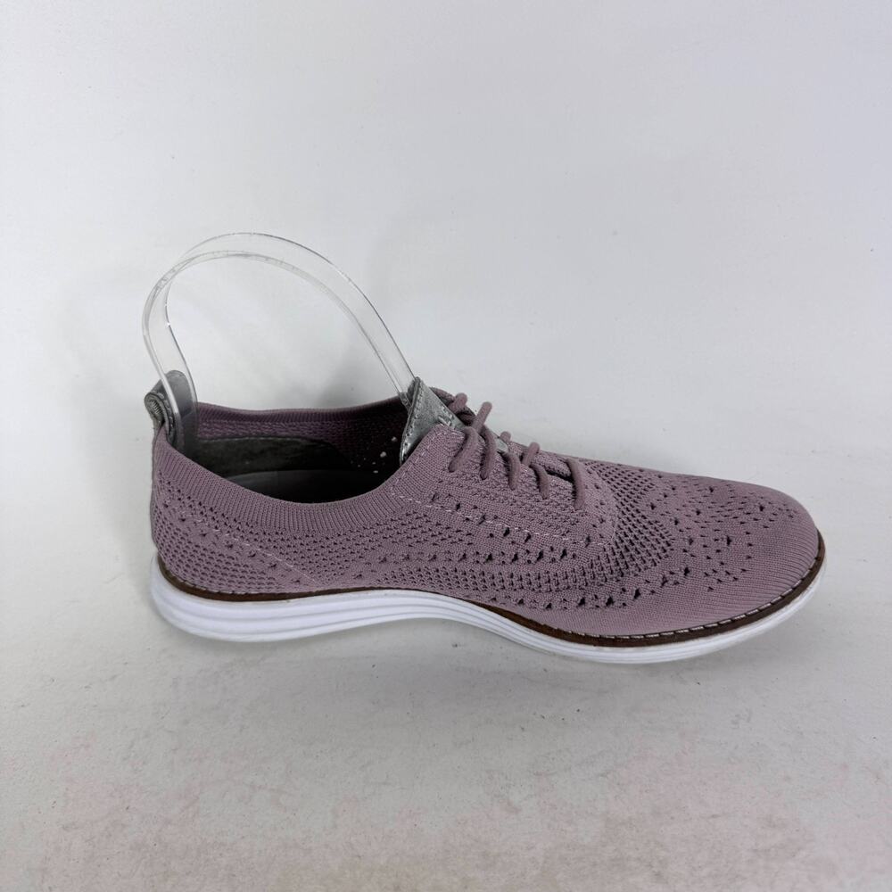 Cole Haan OriginalGrand Wingtip Oxfords Women's 7 Purple Stitchlite Comfort - Picture 3 of 10